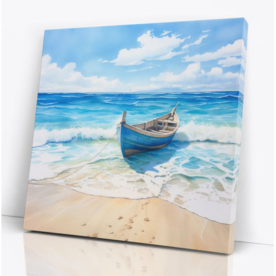 Harbour Scenic Seaside 1 Piece Wall Art on Canvas