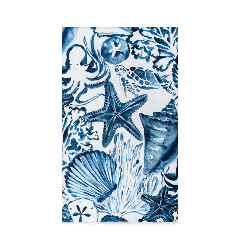 Torchon 100% coton Blue Coast