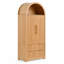 Armoire de cuisine de 72 pouces de haut Mid-Century avec 2 tiroirs, 8 tablettes réglables pour les cuisines, salon-632114785