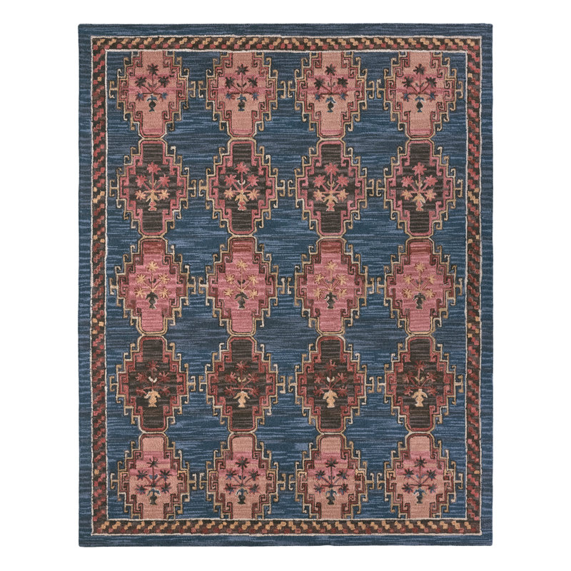 Rockford Wool Ikat Indoor Rug, Rectangle 8' x 10'