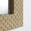 Ashcom Flat Wicker Wall Mirror