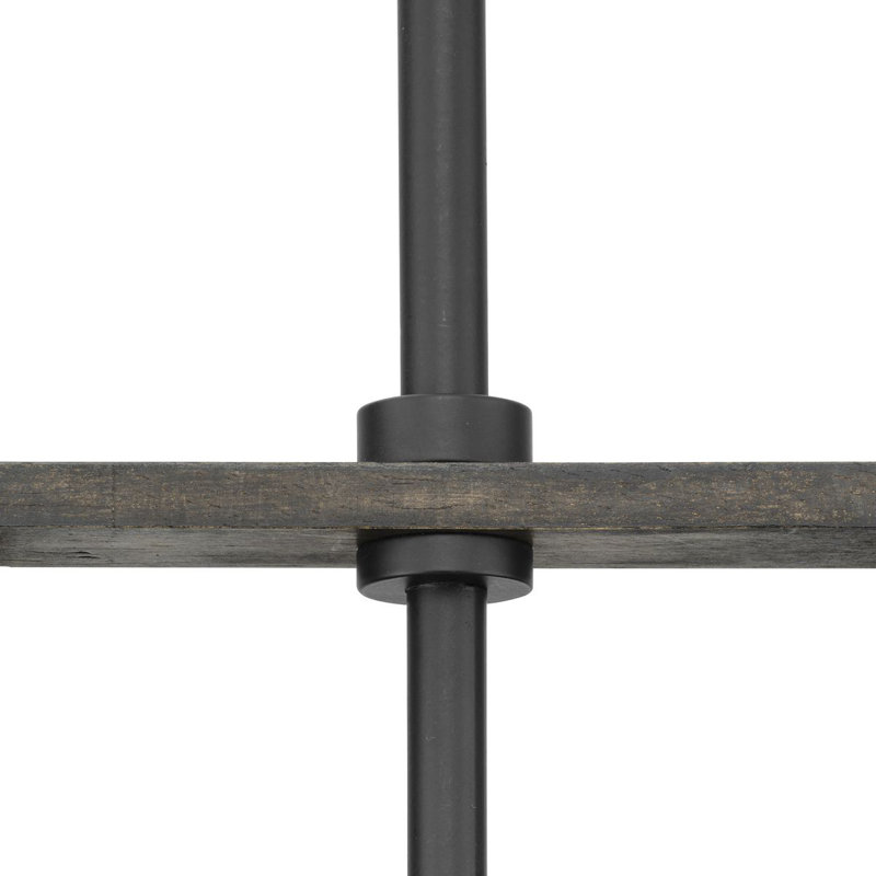 Luminaire suspendu 1 lumière Boundary, Noir mat