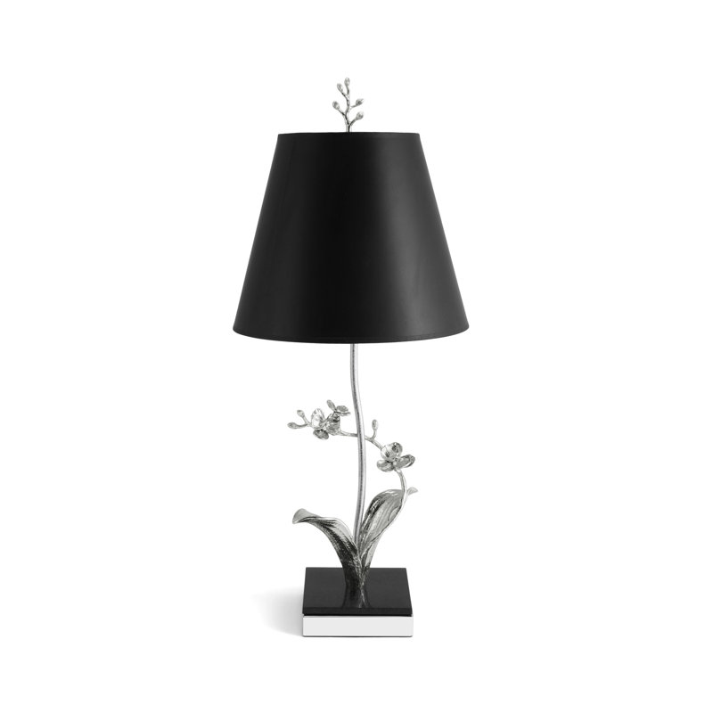 Orchid Table Lamp, White