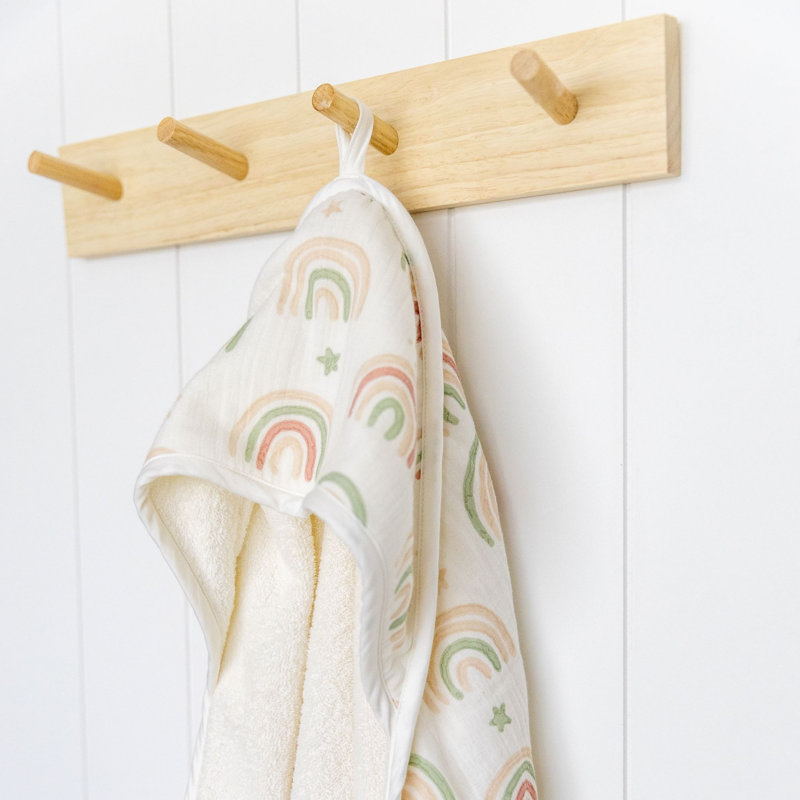 Parker Baby Hooded Towel (rainbow)