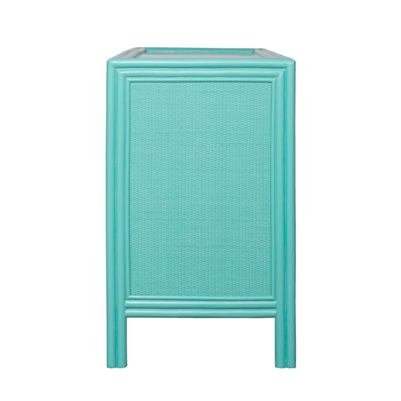Aruba 6 - Drawer Dresser, Turquoise