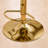 Pink Velvet Swivel Bar Stool Set of 4, Modern Adjustable Height Barstools with Golden Metal Base for Kitchen Island-1144765668-1146756353