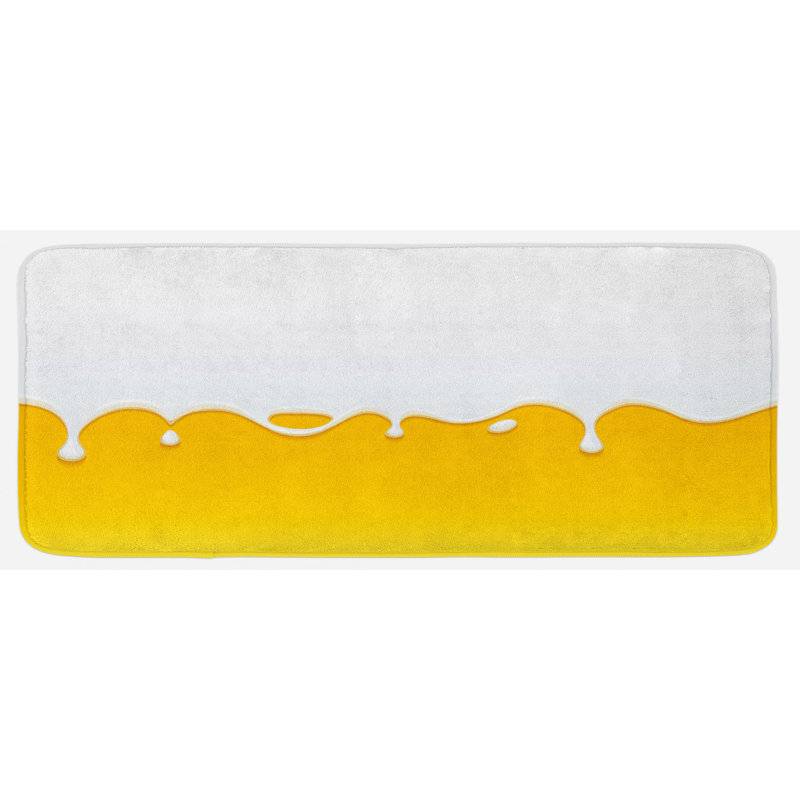 Tapis de cuisine blanc et blanc