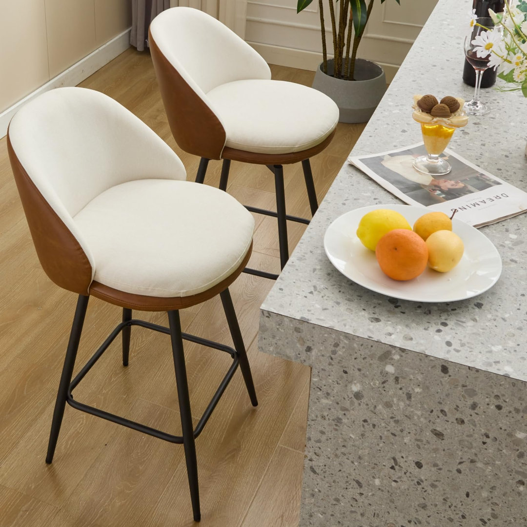 Faux Leather Accent Chair