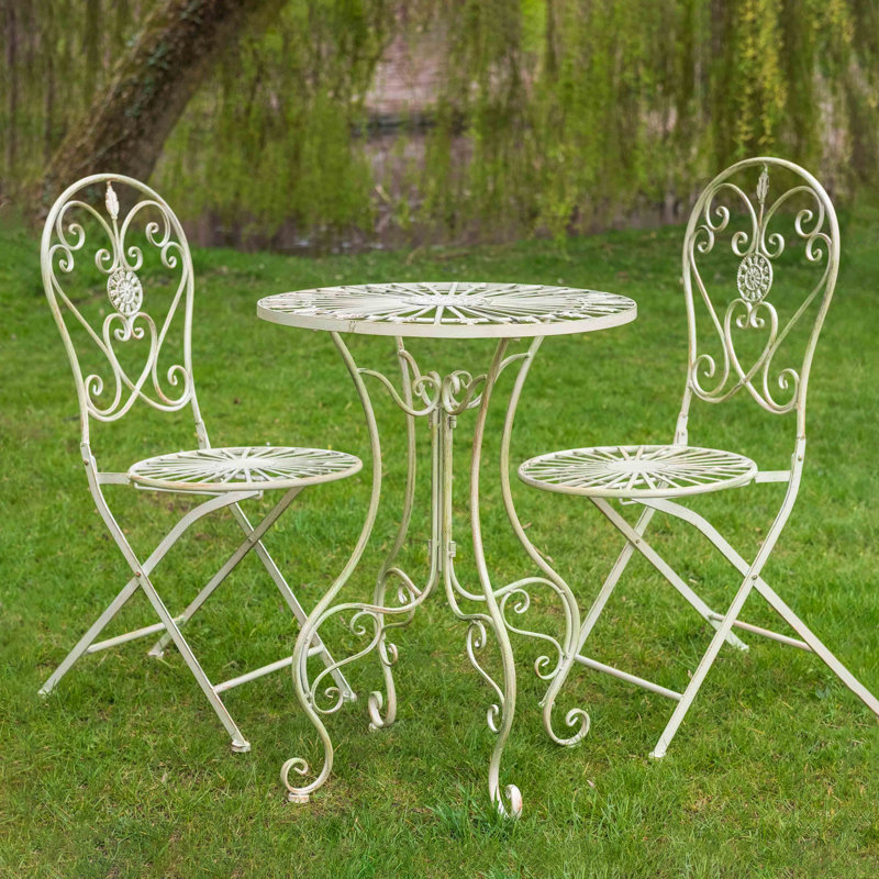 Meunier Round 3- Piece 2- Person Bistro Set
