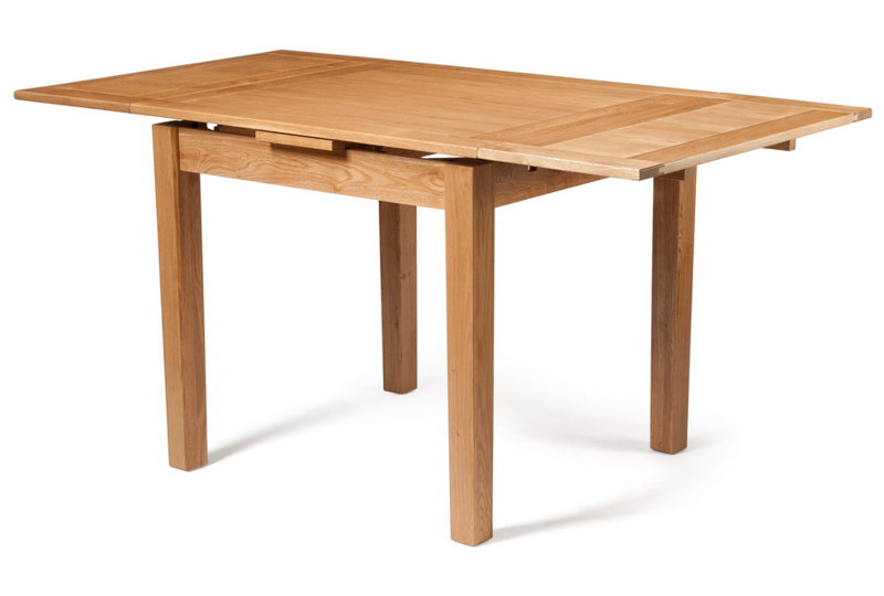 Hatcher Extendable Oak Solid Wood Dining Table