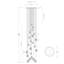 Luminaire suspendu sphère 22 lumières Breeze-80293118-80293123