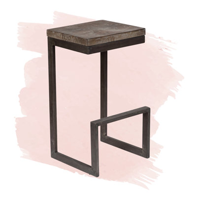 Briyit Solid Wood 29.5" Bar Stool