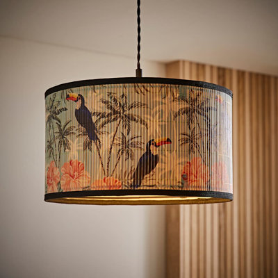Anif Bamboo Drum Lamp Shade ( Slip-On )