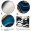 «Abstract Geode Waves Blue III», reproduction sur toile-86806551-86806545