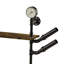 Adilynne 10 Bottle Wine Bottle & Glass Rack Brown