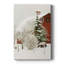 «Silver Carol of Snow» - Toile tendue avec châssis de qualité supérieure-716759625
