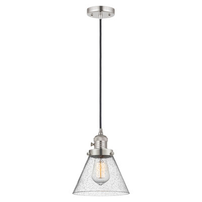 Luminaire suspendu en forme de globe à 1 lumière Angjelina