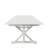 Eternity Rectangular Solid Pine Farm Dining Table with Folding X-Style Legs-88870830-88870829