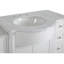 Comptoir de meuble-lavabo simple 58 po