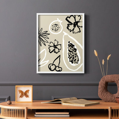 Summer Bounty II Framed Print - Solid Wood