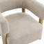 Fauteuil d'appoint rembourré Boucle