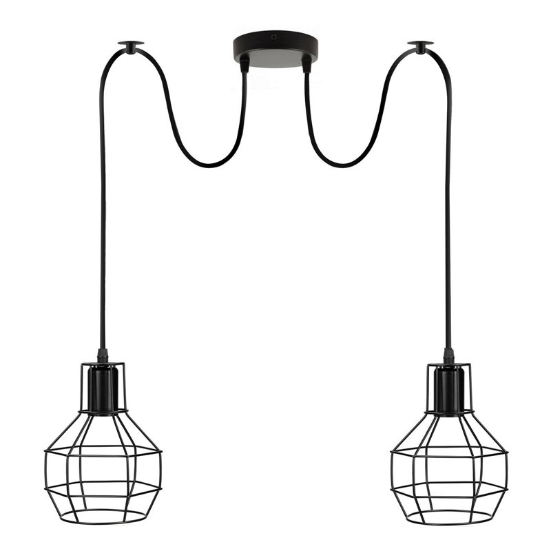 Margaree 2 - Light Cluster Pendant, Black
