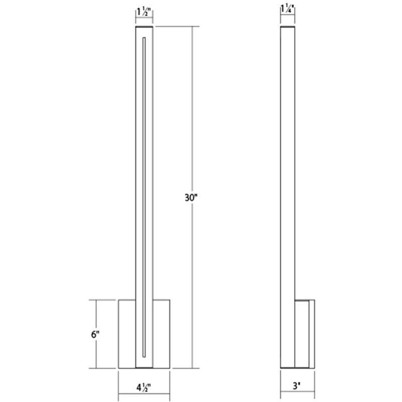 Inside-Out LED Outdoor Armed Sconce, Textured Gray