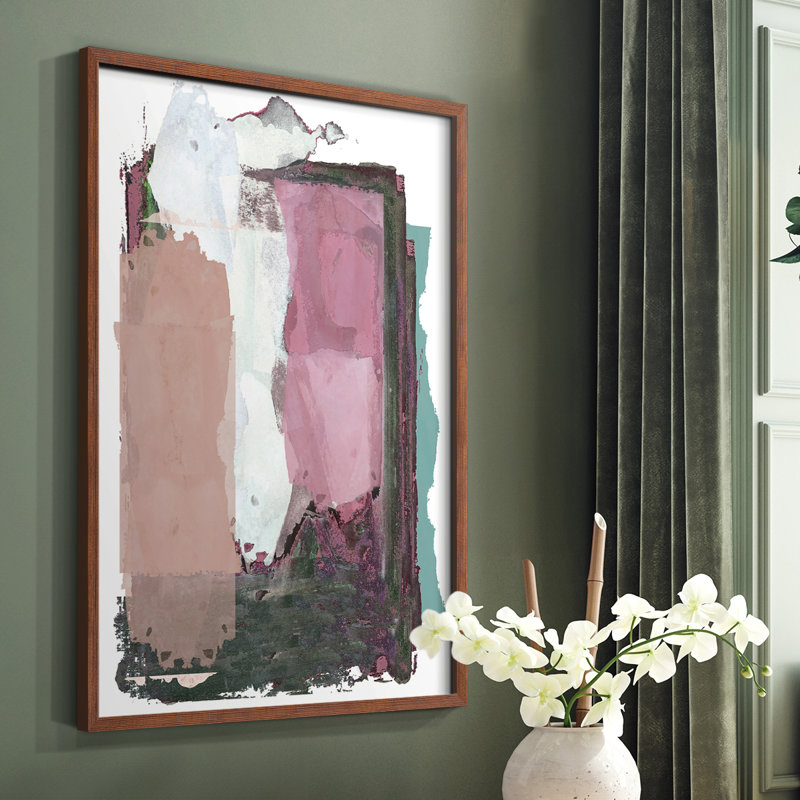 Impression encadrée Brights Soft Wash II - bois massif, Brun, H 10 po x l 8 po