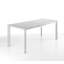 Baldev Glass Top Metal Base Dining Table