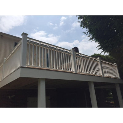 Providence Three Line Level Rail Kit Vinyl Porch and Stair Railings