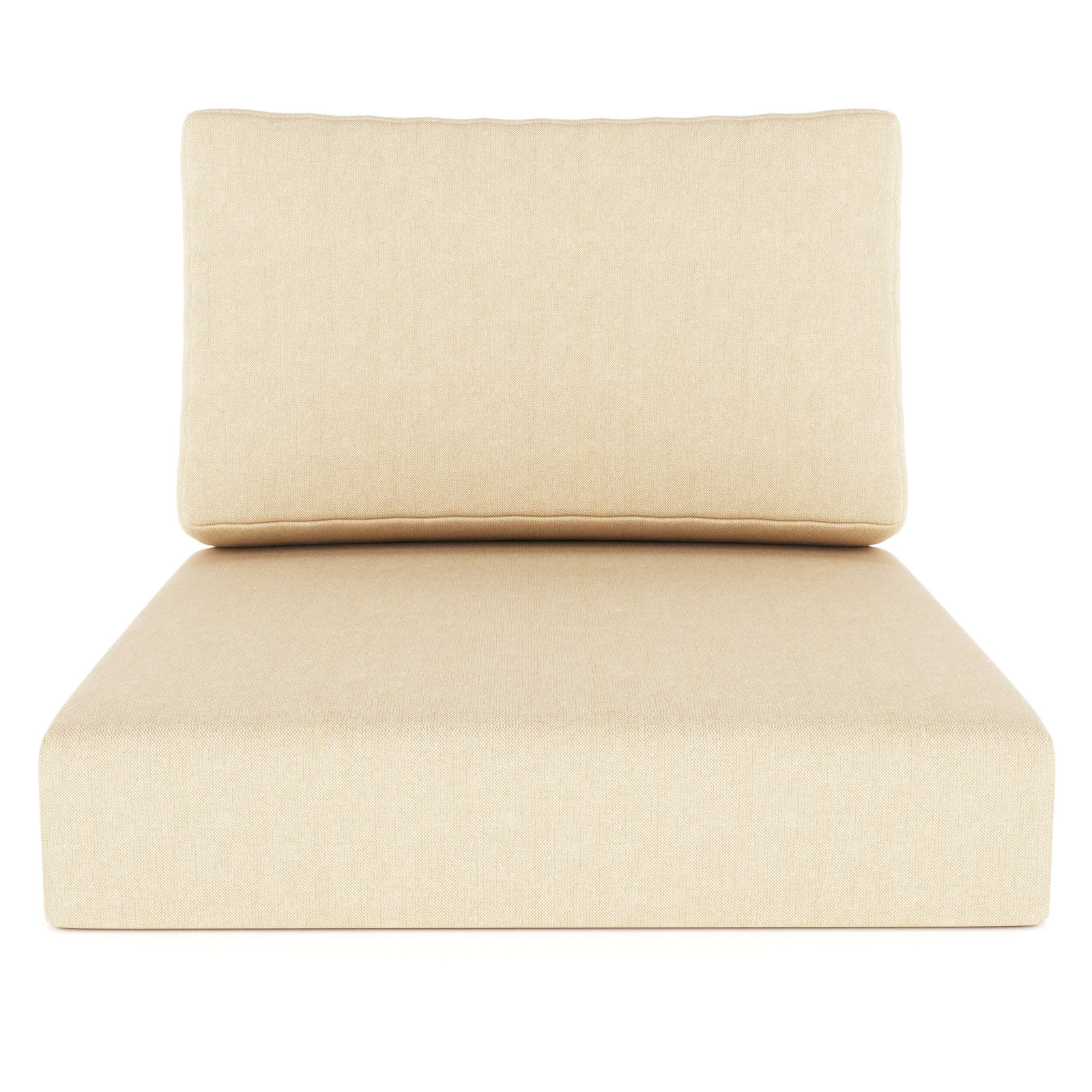 Amala Outdoor Sunbrella® Seat/Back Cushion, Sunbrella® Canvas Canvas, 28.5" W x 28.5" D