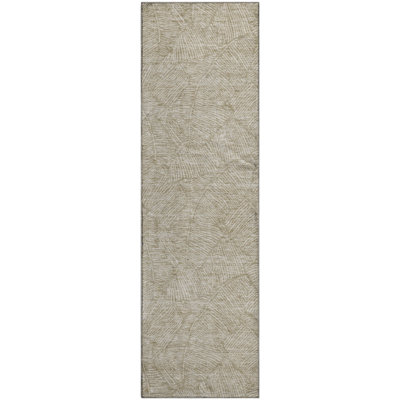Premium Machine Washable Prisco Taupe Rug