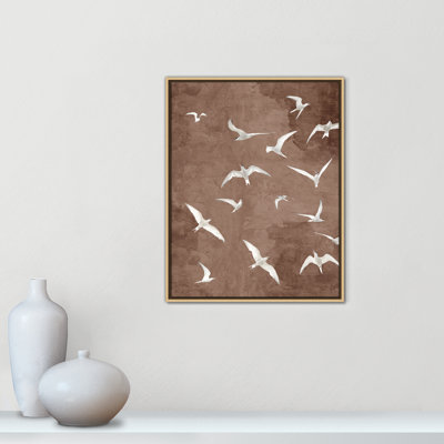 Flight Brown Print by Kimberly Allen