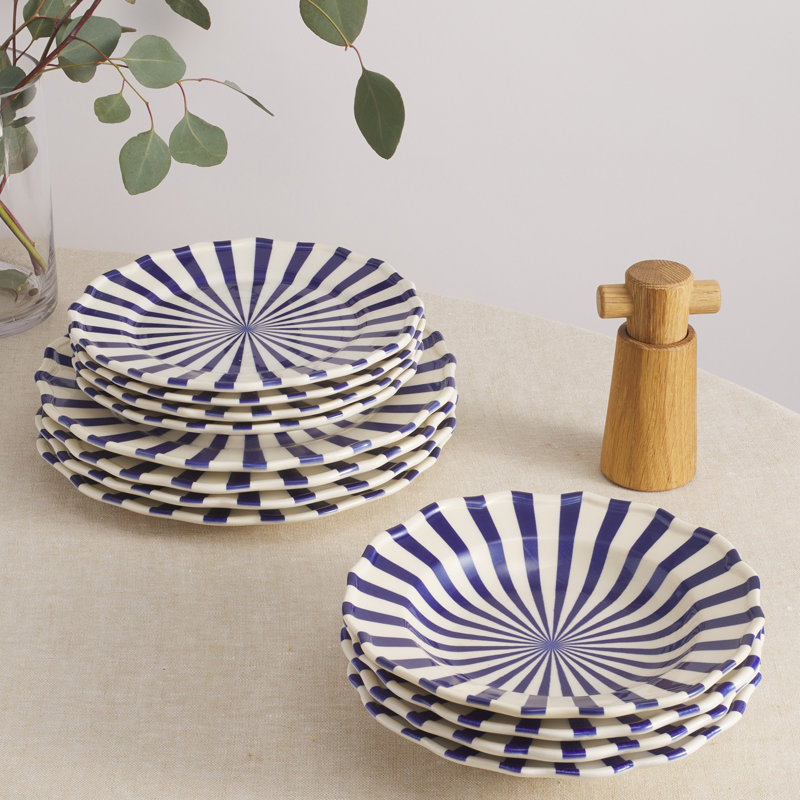 Mafalda Dinnerware Set With Pasta Bowl