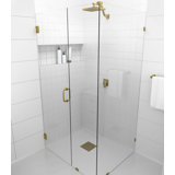 Hinged Frameless Shower Door