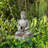 Outdoor Sculptural Fountain with Lights