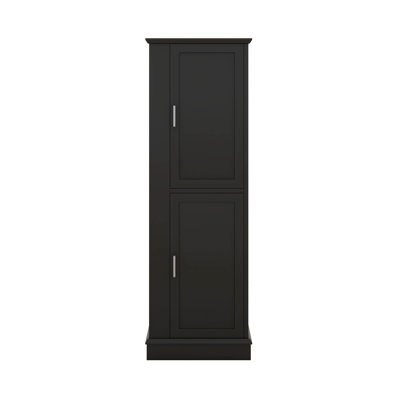 Armoire de rangement, plancher de salle de bain avec crochet et tablette réglable