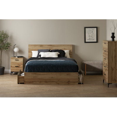 Musano 60" 2-Drawer Complete Bed
