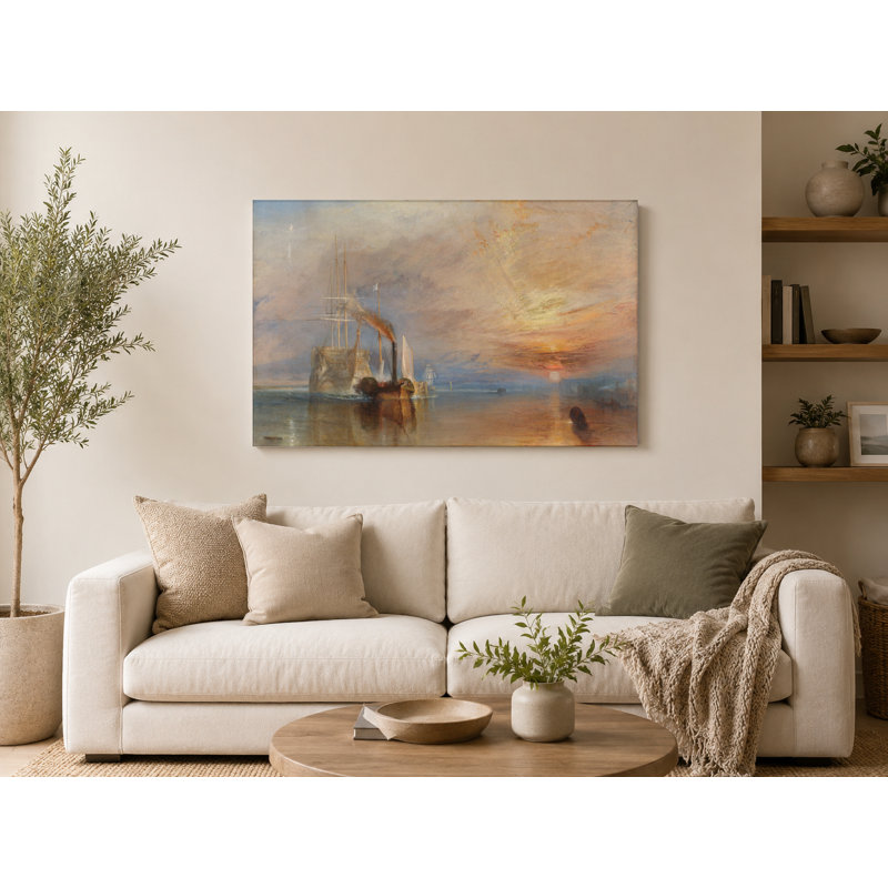 The Fighting Temeraire (1839) - Art mural sur toile paysage, 30" W x 20" H