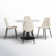 Leong 4 - Person Pedestal Dining Set