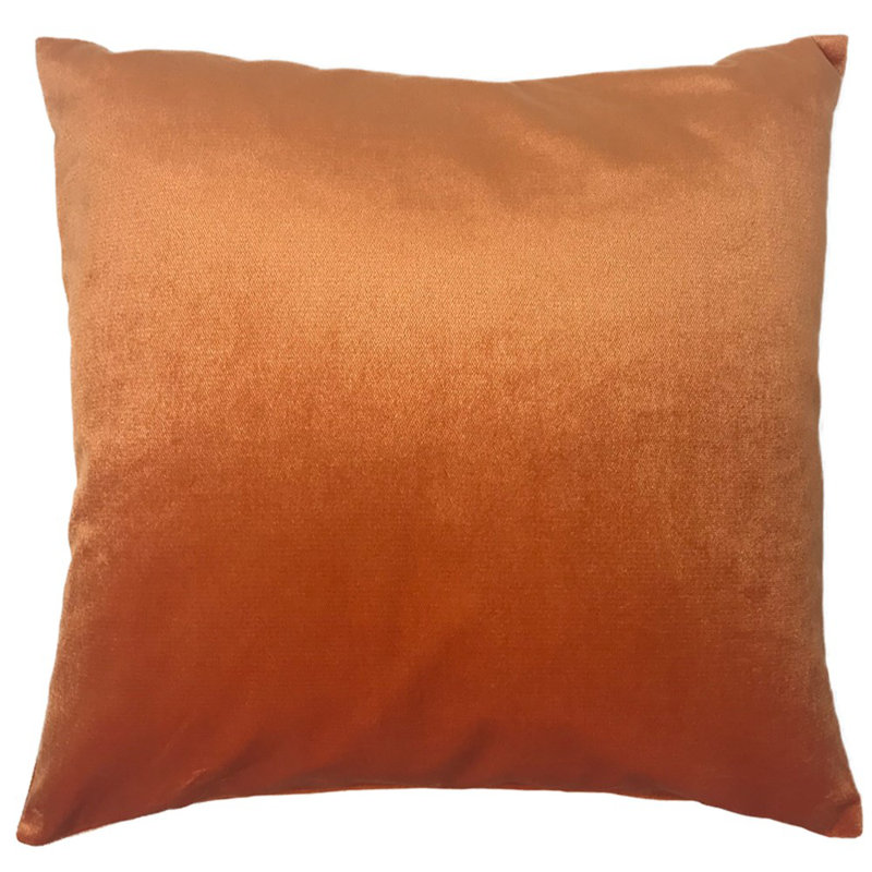 Housse de coussin carré et insert, Orange