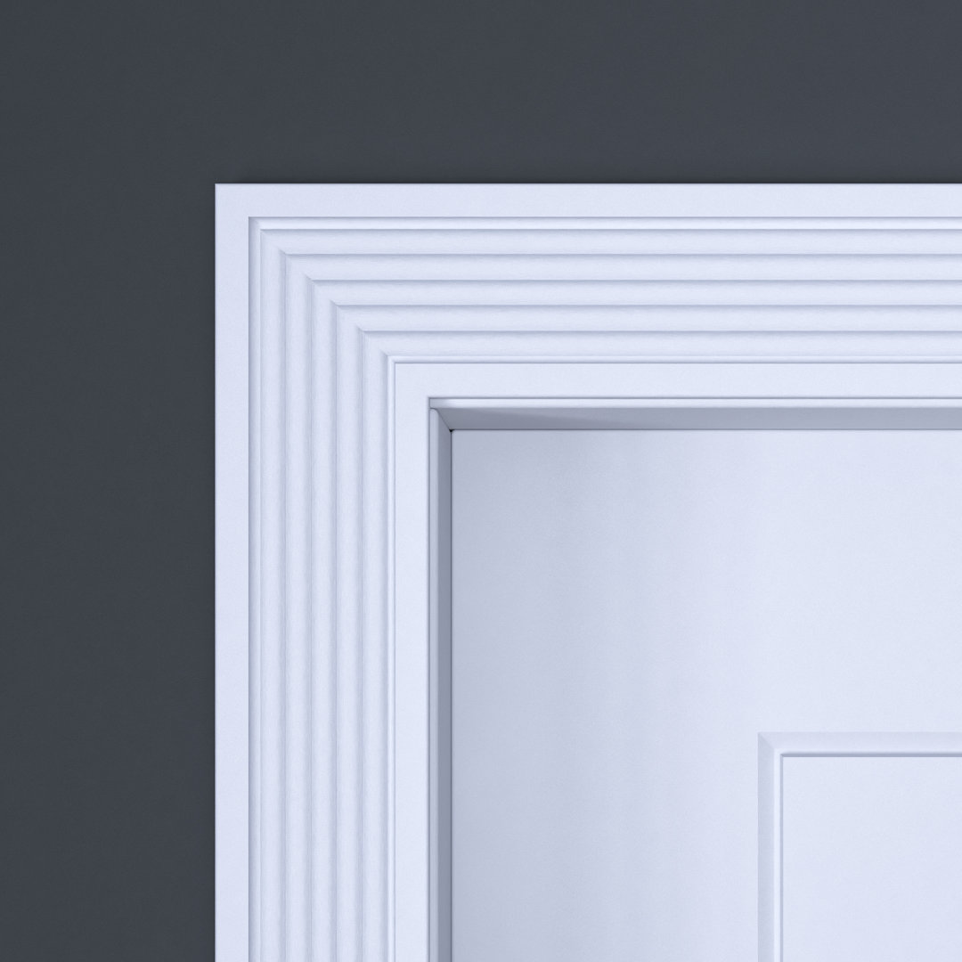 3'' H x 84'' W x 0.5'' D Wood Casing Ornamental Mouldings