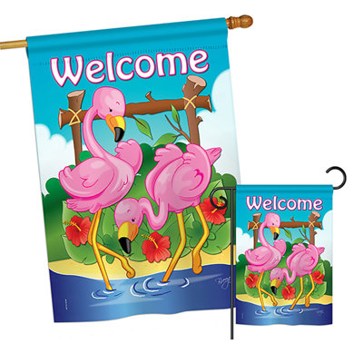 Calvo Double Sided 40'' H x 28'' W Polyester Garden Flag