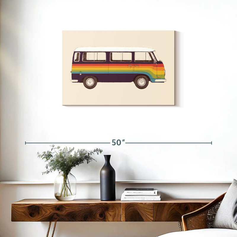 Mehar Rainbow Van, 20" H x 30" W