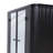 Black Wall-Mounted Bathroom Cabinet With Mirror-40147227