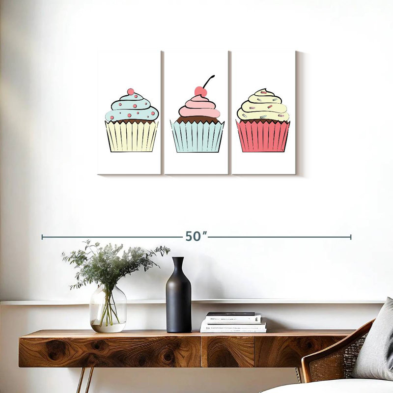 Yarlin Sweet Cupcakes II, H 20 po x l 33 po