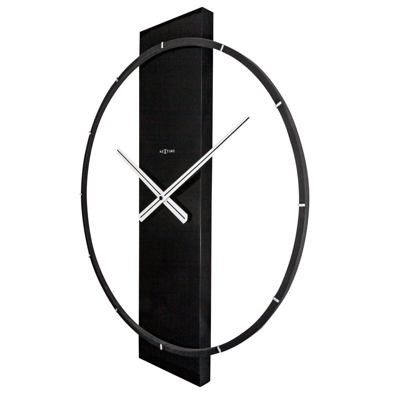 Metal Wall Clock, Black