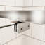 porte de douche pivotante pivotante avec verre trempé transparent 1/4 "l 38" - 42 "H 71" Privdr Privdr-104850265
