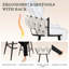 Tabouret de comptoir rembourré avec structure en métal-244897746-244897747