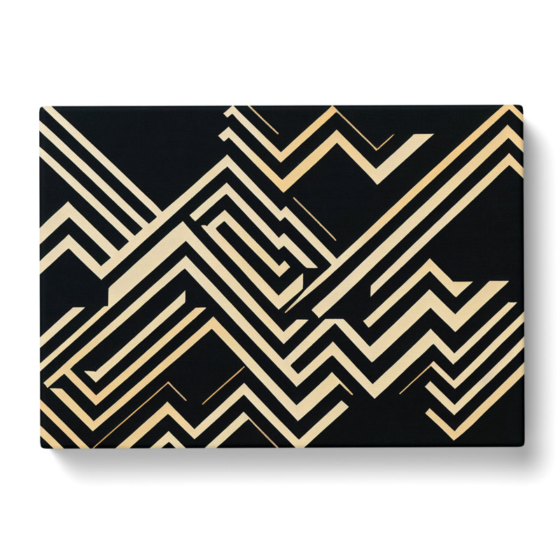 Brave Modern Abstract Art - Wrapped Canvas, 35cm H x 50cm W x 3cm D